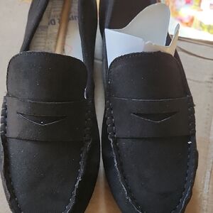 Black Suede Loafers